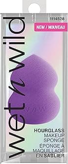 wet n wild Hourglass Makeup Sponge Precision Coverage and Streak Free Blending Foundation Blending Beauty Sponge, Dry, Wet Use for Powder, Cream, Liquid Make up
