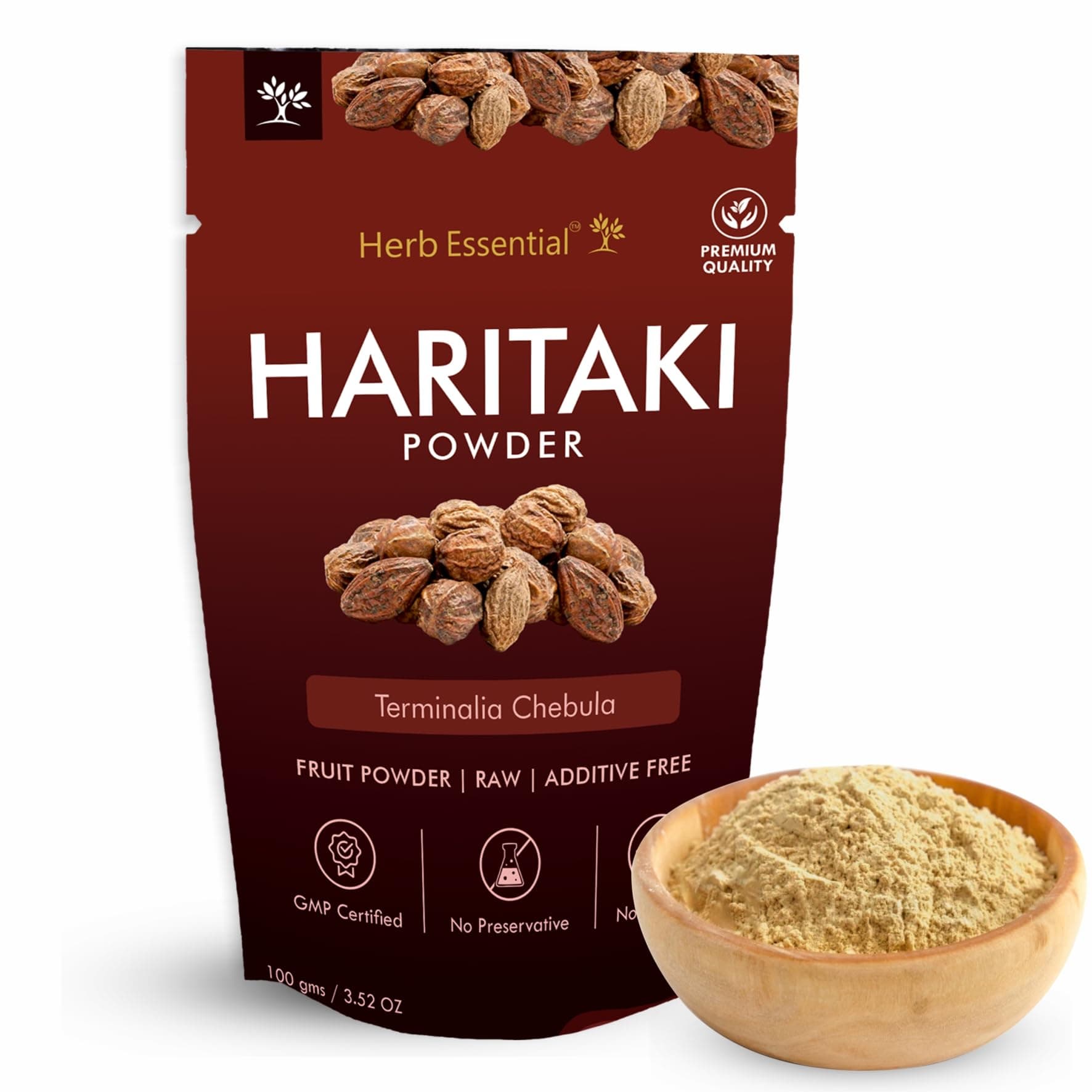 Herb Essential Pure Haritaki Powder - 100 g