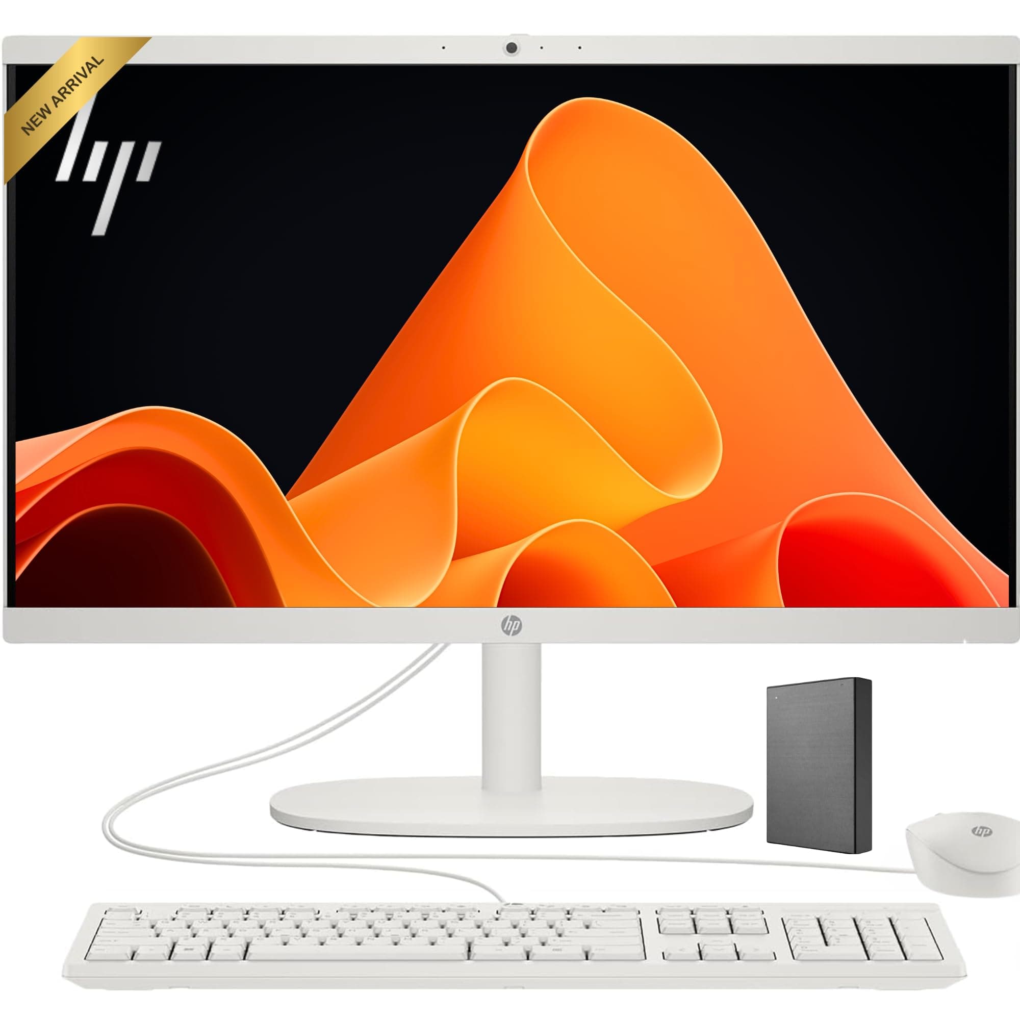 22" All-in-One Desktop PC • Full HD Display • 16GB RAM • 1TB Storage (512GB SSD and 512GB External) • Intel Ultra-efficient Processor • Type-C • Mouse and Keyboard Included