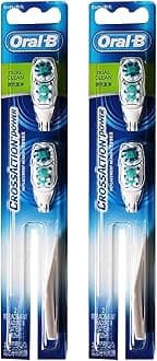 Oral B CrossAction Power Toothbrush Replacement Head (Soft) (Pack of 2)