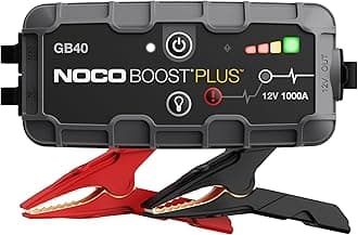 Boost GB40: 1000A UltraSafe Jump Starter Power Pack – 12V Car Battery Booster, Portable Power Bank & Jump Leads - For 6.0L Petrol and 3.0L Diesel Engines
