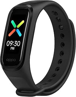 OPPO Band (1.1 inch AMOLED Screen, SpO2 Monitoring, Heart Rate Monitoring, 50m Water Resistance, 12 Workout Modes) - Black