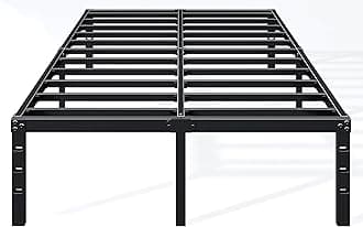 Hafenpo 14 Inch King Bed Frame - Sturdy Metal Platform King Size, No Box Spring Needed, Heavy Duty, Easy Assembly, Strong Bearing Capacity, Under Bed Storage, Black