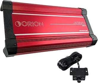Orion HCCA Series HCCA3000.2H High Performance 3000W RMS 2-Channel Class H Amplifier - 1 Ohm Stable, Low/High Pass Crossover, Bass Boost Control, MOSFET Power Supply, with Bass Knob, Made in Korea