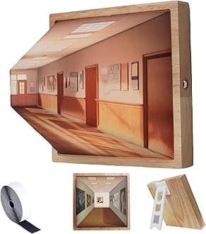 Illusionlight 3D Ambient Lamp, Naked Eye 3D Visual Night Light, 3D Glasses-Free Gallery Optical Illusion Wall Lamp & Night Light, Ornament (Classroom)