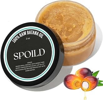 Spoiled Batana Oil, Raw Batana Oil For Hair Growth, Natural Raw Batana Oil Hair Treatment Butter Cream Prevents Hair Loss, Hair Oils For Hair Growth, Batana Oil Repair Damaged Hair (1PC)