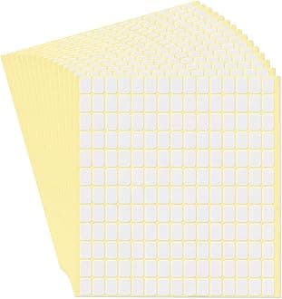 dealzEpic - Self-Adhesive Writable Blank Paper Label Stickers - 9x13mm