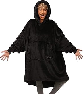 THE COMFY Dream | From Shark Tank | Patented | No Sherpa | Light Wearable Blanket Hoodie | Gift for Women & Men | One Size