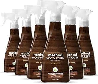 Wood Polish, Almond, 14 Ounces, 6 pack, Packaging May Vary