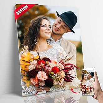 Custom Metal Photo Prints Customized Photo Gifts Personalized Metal Picture for Home Decor Ready to Hang