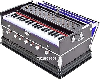 Best Harmonium 7 Stopper, Double Bellow, 39 Key, Two Reed(Bass-Male),3 1/4 Octave,Kapler, Harmonium With Cover