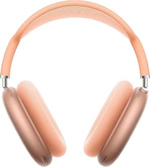 AirPods Max Wireless Over-Ear Headphones, Pro-Level Active Noise Cancellation, Transparency Mode, Personalized Spatial Audio, USB-C Charging, Bluetooth Headphones for iPhone - Orange