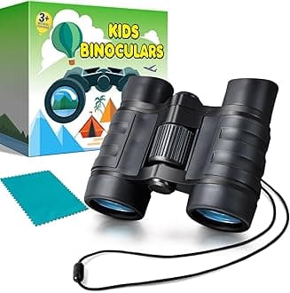 Binoculars for Kids, Kids Binoculars for Ages 3-12 Boys Girls, Outdoor Gifts Toys for Kids- Perfect for Bird Watching, Camping, and Outdoor Exploration