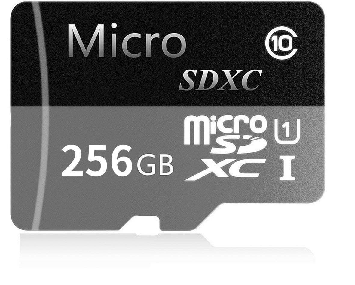 256GB SD Card Micro SD Card High Speed Class 10 Micro SD Memory Card with Adapter