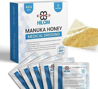 Hilom Manuka Honey Gauze Dressing 4 inch x 4 inch (5 Pack)