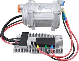 Universal 12V AC Automotive Electric Air Conditioner Compressor with External Control Panel, Auto Compressor for R134a