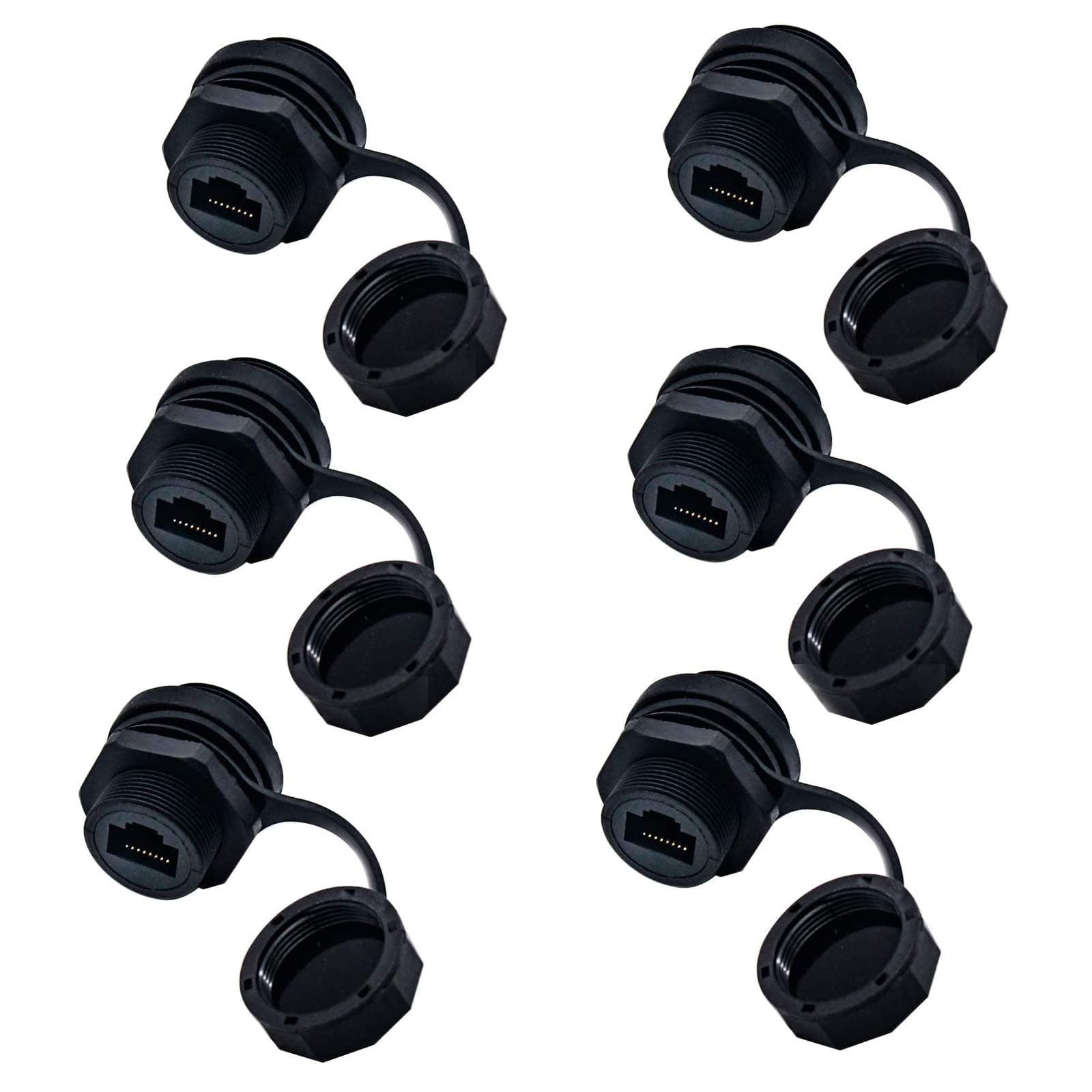 M20 RJ45 Shielded Industrial Dual Panel Mount