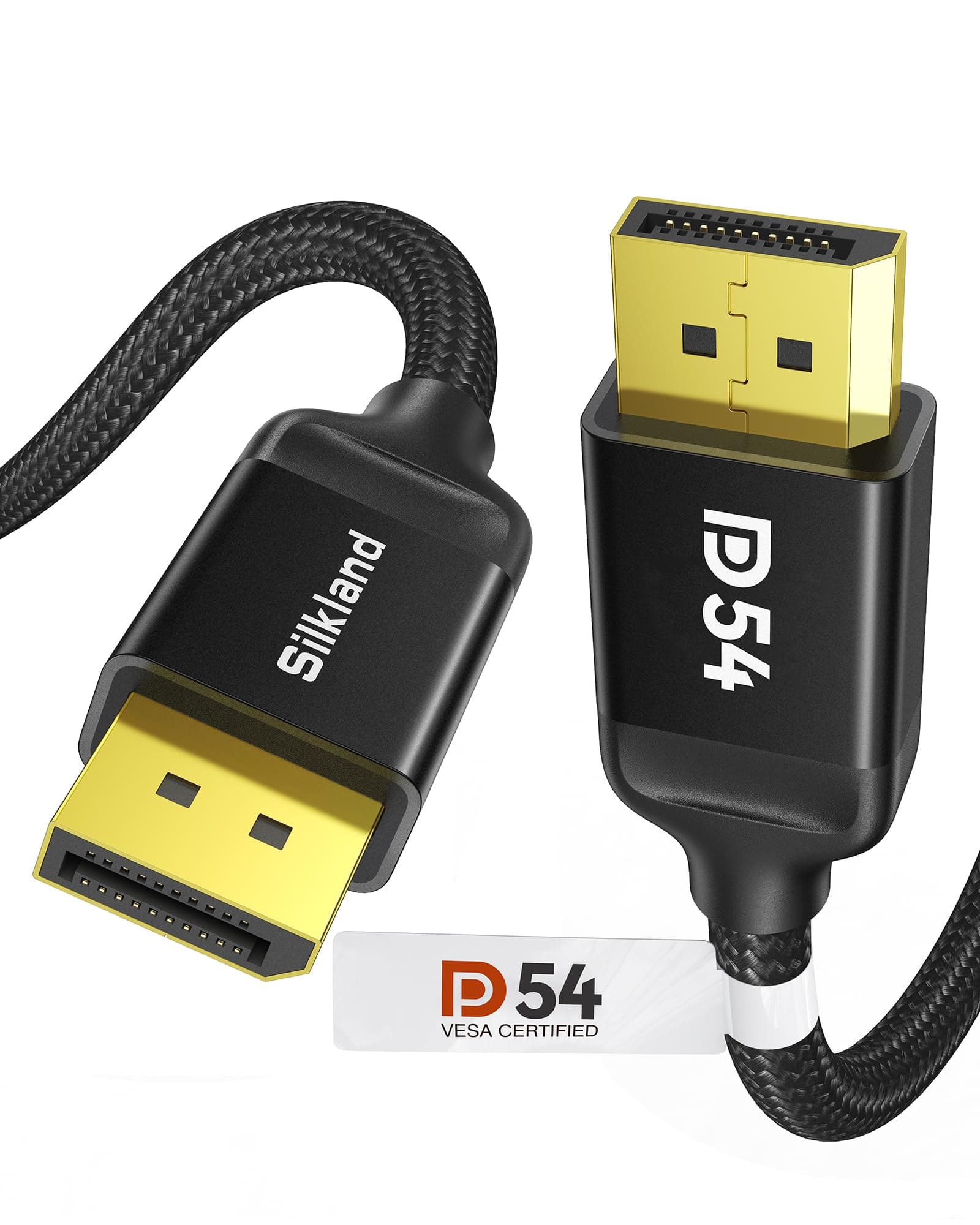 DisplayPort 2.1 Cable, DP 2.0 Cable 6FT [16K@60Hz, 8K@120Hz, 4K@240Hz 165Hz 144Hz, 2K@360Hz] 80Gbps HDR, HDCP DSC 1.2a, Video Display Port 2.1 Cord Compatible FreeSync G-Sync Gaming Monitor