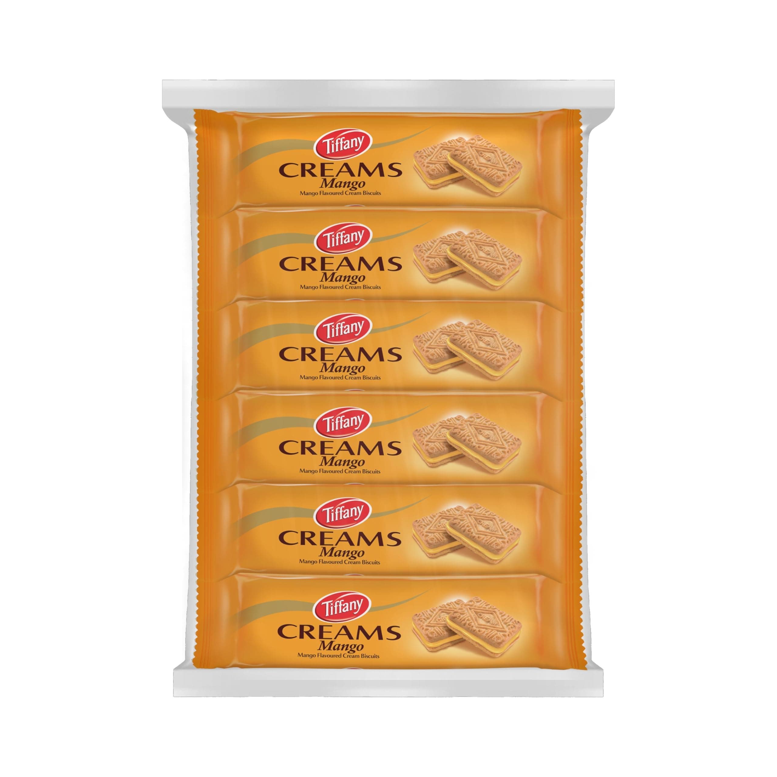 Tiffany Creams Mango Cream Sandwich Biscuits, 12x80g