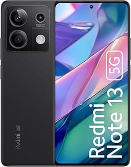 Redmi Note 13 5G (Stealth Black, 6GB RAM, 128GB Storage) | 5G Ready | 120Hz Bezel-Less AMOLED | 7.mm Slimmest Note Ever | 108MP Pro-Grade Camera