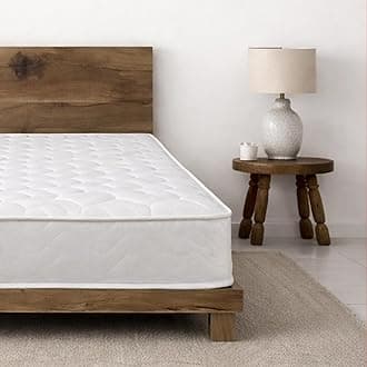 Starlight Beds European Small Single Mattress. Shell Design 80x200 Memory Foam Mattress with Springs. Soft, 18cm Deep, White. (80cm x 200cm)