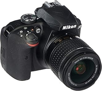 Nikon D3400 w/ AF-P DX NIKKOR 18-55mm f/3.5-5.6G VR DSLR Camera (Renewed)