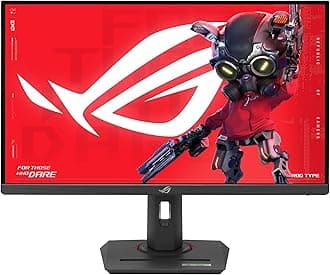 ROG Strix 27” 4K HDR USB-C Gaming Monitor (XG27UCG) – UHD (3840x2160) Dual Mode (4K 160Hz or FHD 320Hz), 1ms, Fast IPS, Extreme Low Motion Blur Sync, G-SYNC Compatible, AI Gaming, 3yr Warranty
