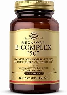 Solgar Megasorb B-complex""50"" Tablets, 100 Count