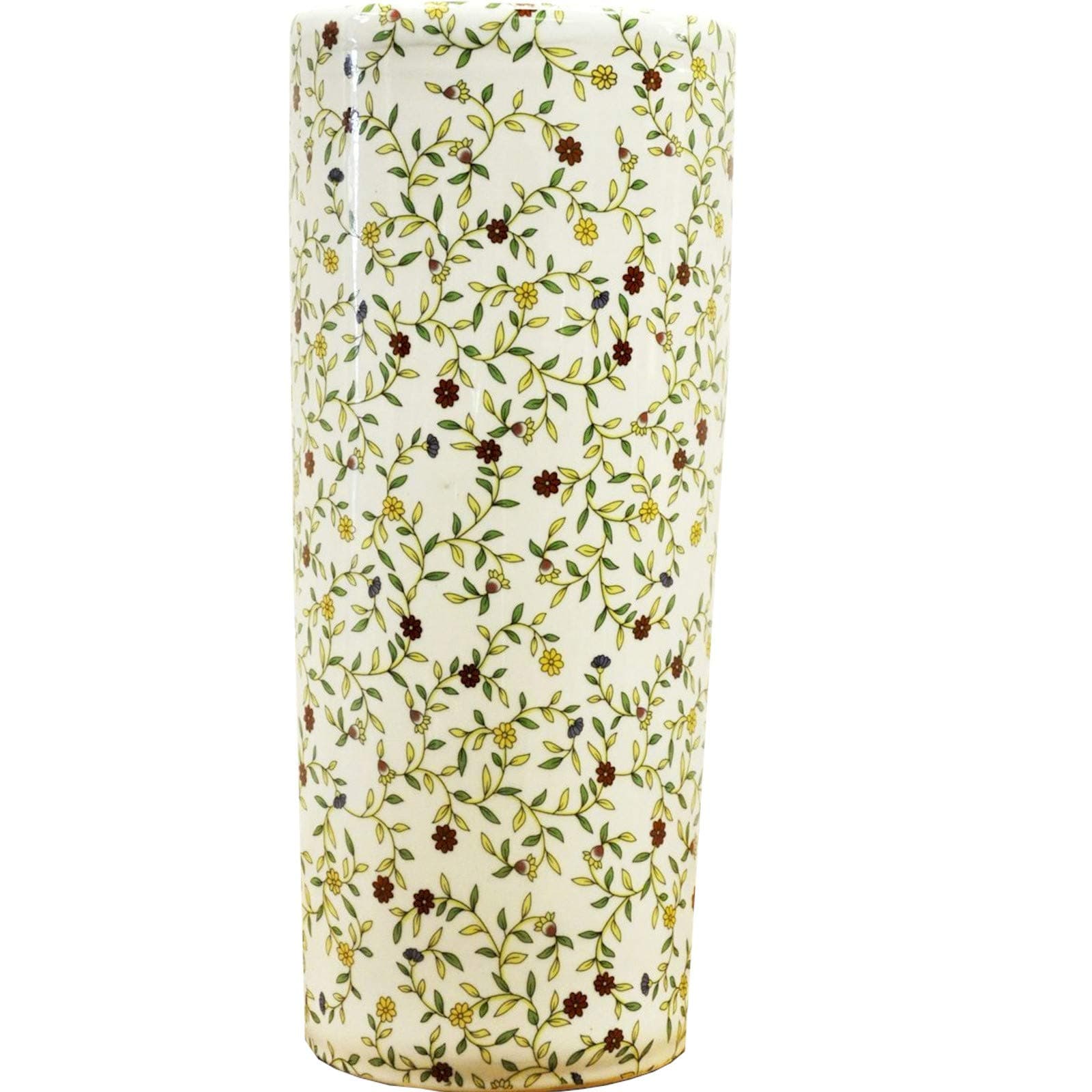 Autumn Floral Ceramic Umbrella Stand