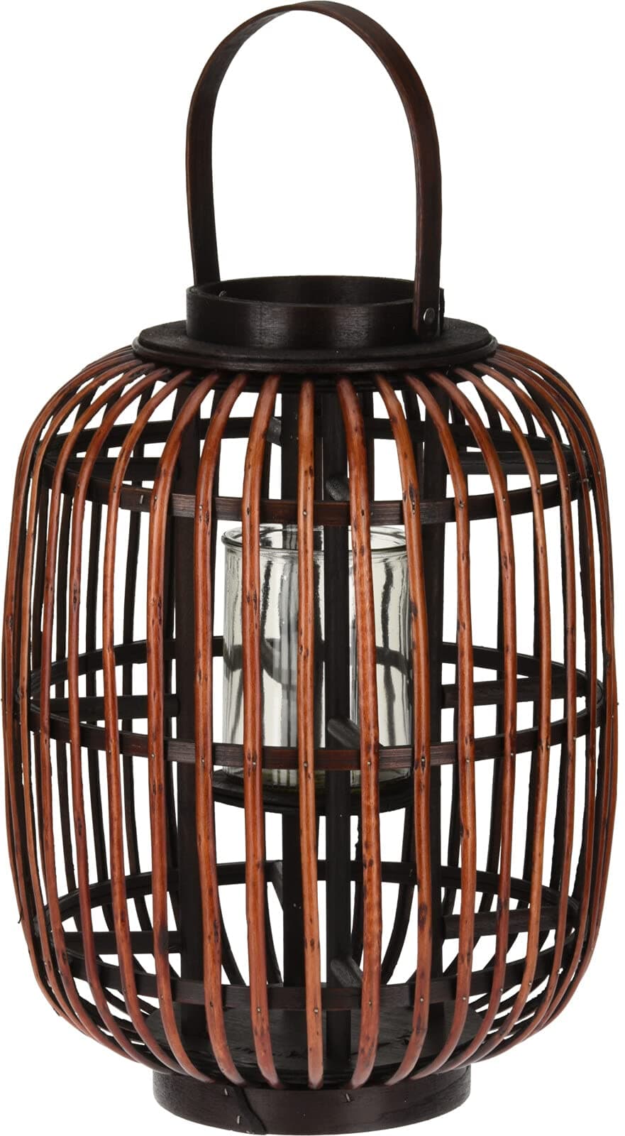 Natural Split Willow Lantern Available in 3 Sizes - Large, Xtra Large, Xtra Xtra Large (Large)