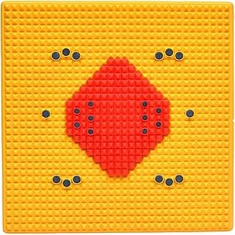 Acupressure Mat For Foot Pain Accupressure Mats Pointed Board Plate Pyramid Accupressure Pad For Foot Magnetic Energy Booster (Super Model)