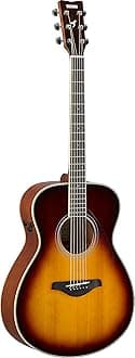 FS-TA Concert Size Transacoustic Guitar w/Chorus and Reverb, Brown Sunburst