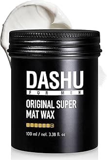 Hair Wax for Men 3.38 fl oz - Korean Matte Wax Strong Hold, Premium Original Super Mat Hair Styling Wax, No Shine, Easy Wash, Men's Grooming