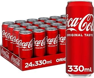 Coca Cola - 8.45 Fluid Ounces (250ml) Cans (Pack of 24) [ Italian Import ]