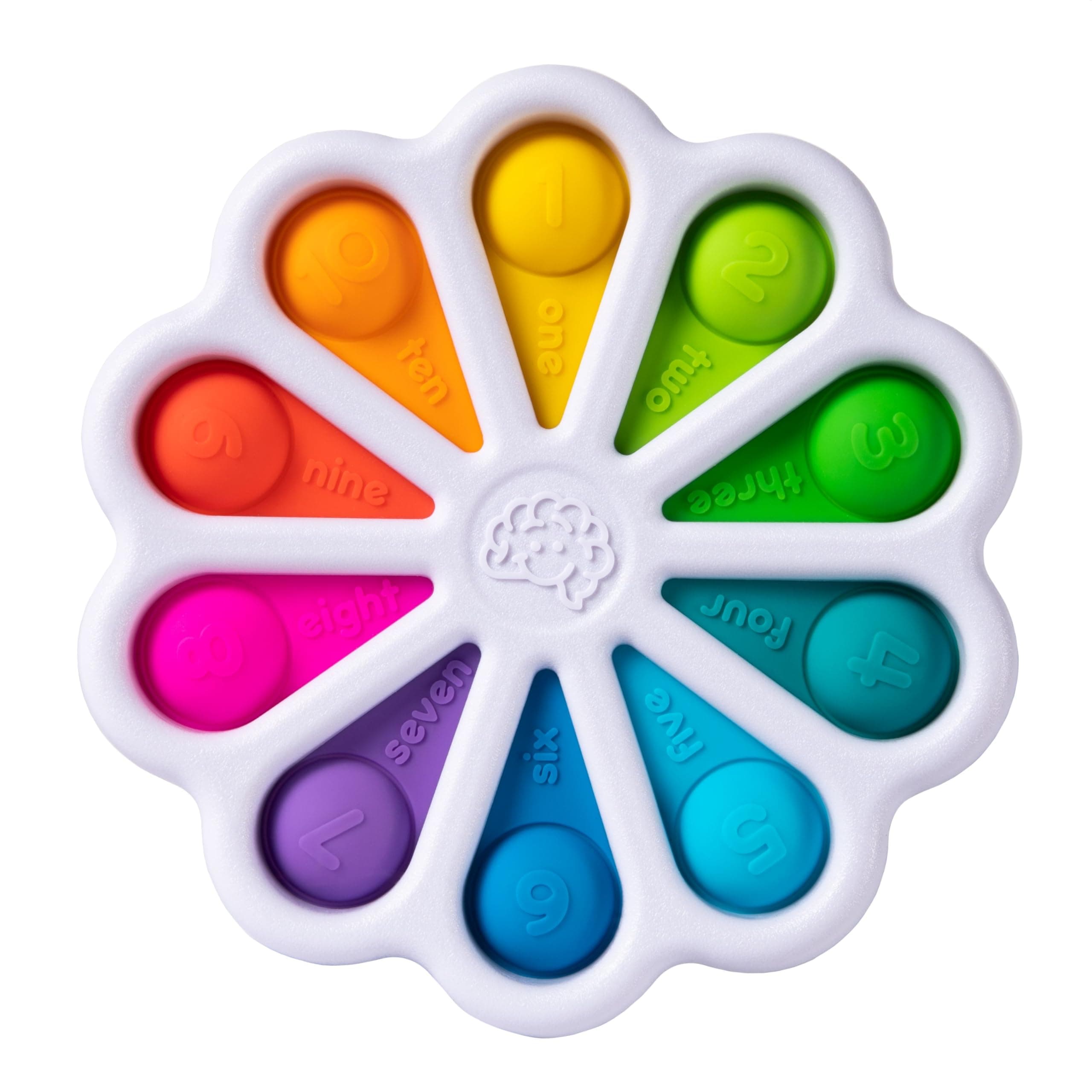 Dimpl Digits,Number Learning Toy Early Development, Educational Toy,Push and Pop Toy,Sensory Toy for Babies, Colourful Toy for Boys and Girls Aged 2 Years and Older,Multi-color,Medium
