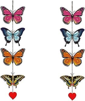 ArtvibesBeautiful Butterflies Wall and Door Hanging for Home|Office|Living Room|Gift, Wall Decoration (WH_5202N)
