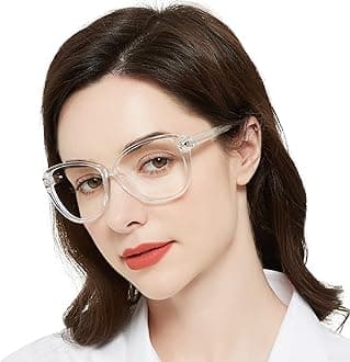 Reading Glasses for Women Womens Round Readers 1.0 1.25 1.5 1.75 2.0 2.25 2.5 2.75 3.0 3.5 4.0 5.0 6.0 Strength (Clear 1.00) Wide Clear Vision
