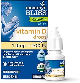Mommy's Bliss Vitamin D, Organic Drops, Newborn +, 0.11fl. oz - 3.24