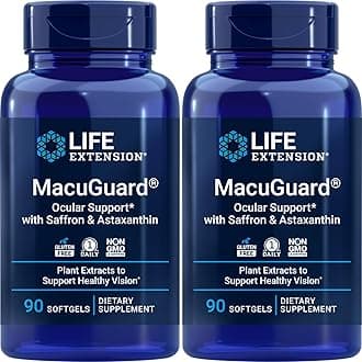 MacuGuard 90 softgels (Pack of 2) with Saffron & Astaxanthin