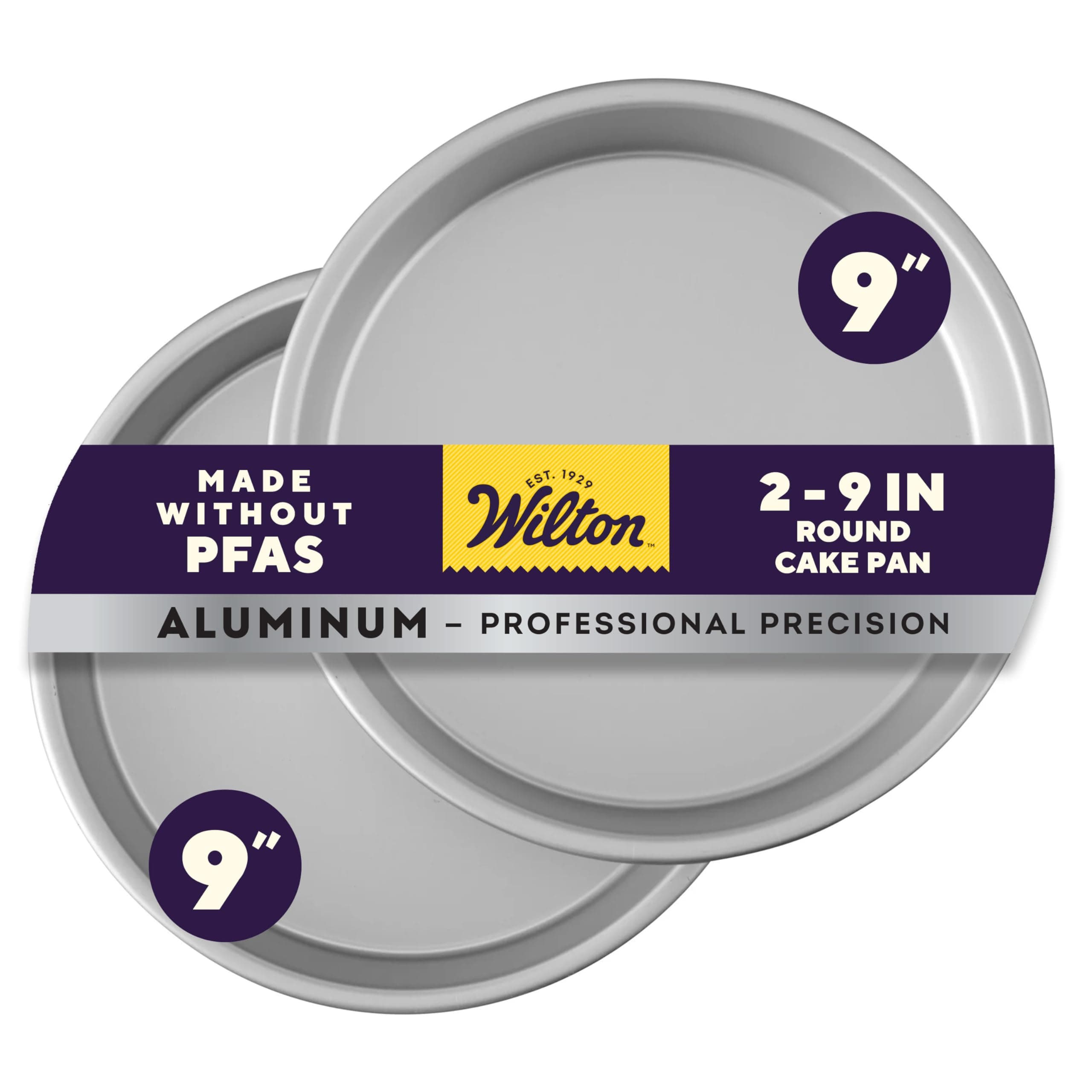 Wilton Performance Round Pan 9x2 in. Set=2pcs