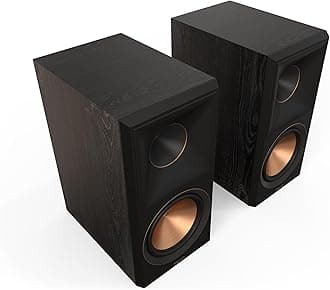 Reference Premiere RP-600M II Bookshelf Speaker Pair with All-New Larger 90° x 90° Hybrid Tractrix Horn, 6.5 Cerametallic Woofers for Dynamic Home Theater Sound in Ebony, Wired