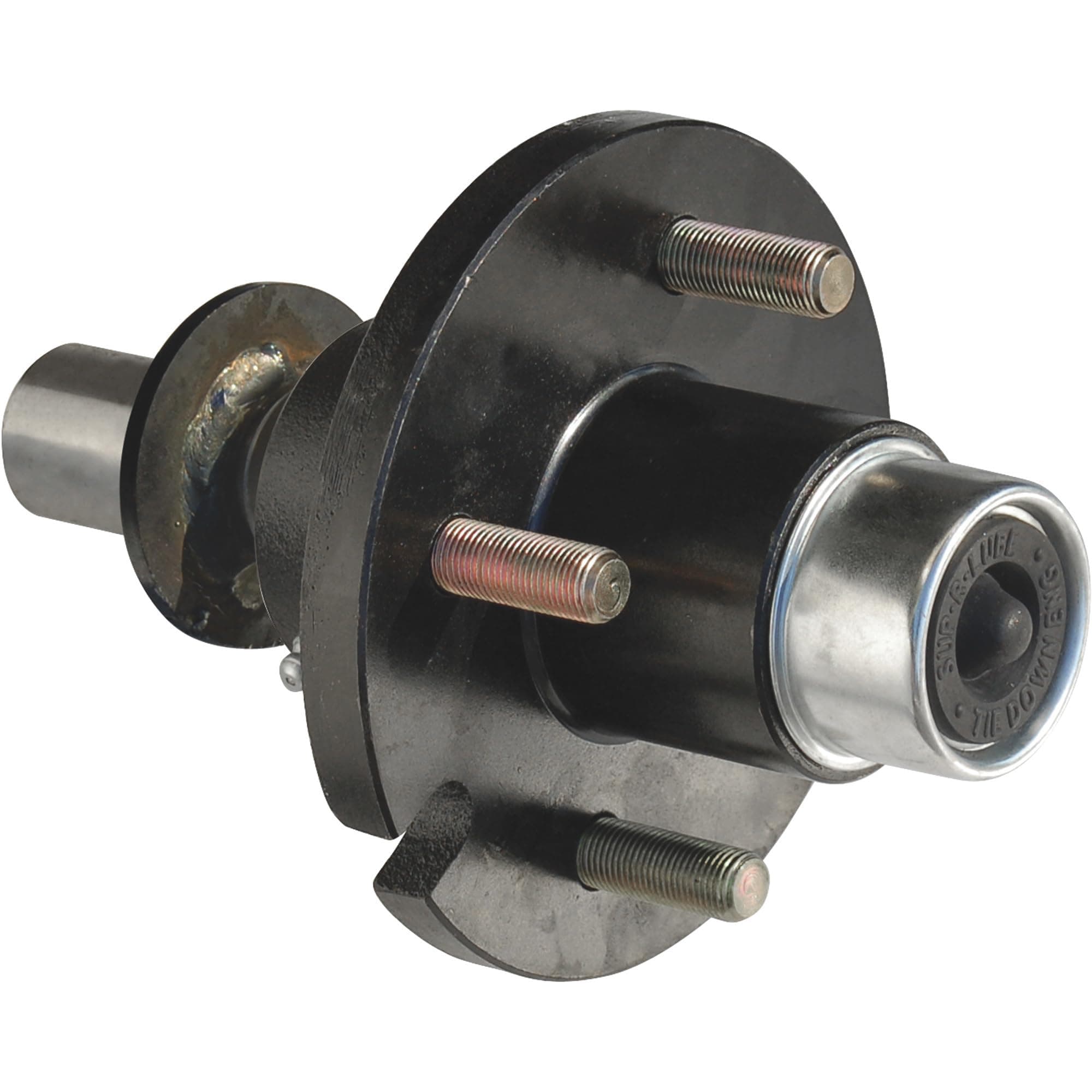 Tie Down Engineering 4-Lug Hub/Spindle End Unit for Build Your own Trailer Axle System - 1250-Lb. Capacity Per Hub, Model Number 80115