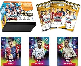 Topps UEFA Champions League Match Attax 24/25 Trading and Collectible Card Game - Colour Run (Combo - 3)