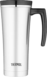 Thermos 16-Ounce Vacuum Insulated Travel Mug 16 ounce Black NS100BK004