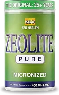 Zeolite Pure | Full Body Detox Cleanse | Safe, Gentle, & Effective Energy Booster That Supports Gut Mental Clarity, & Healthy Inflammation Response | Original Zeolite Powder (400 Servings)