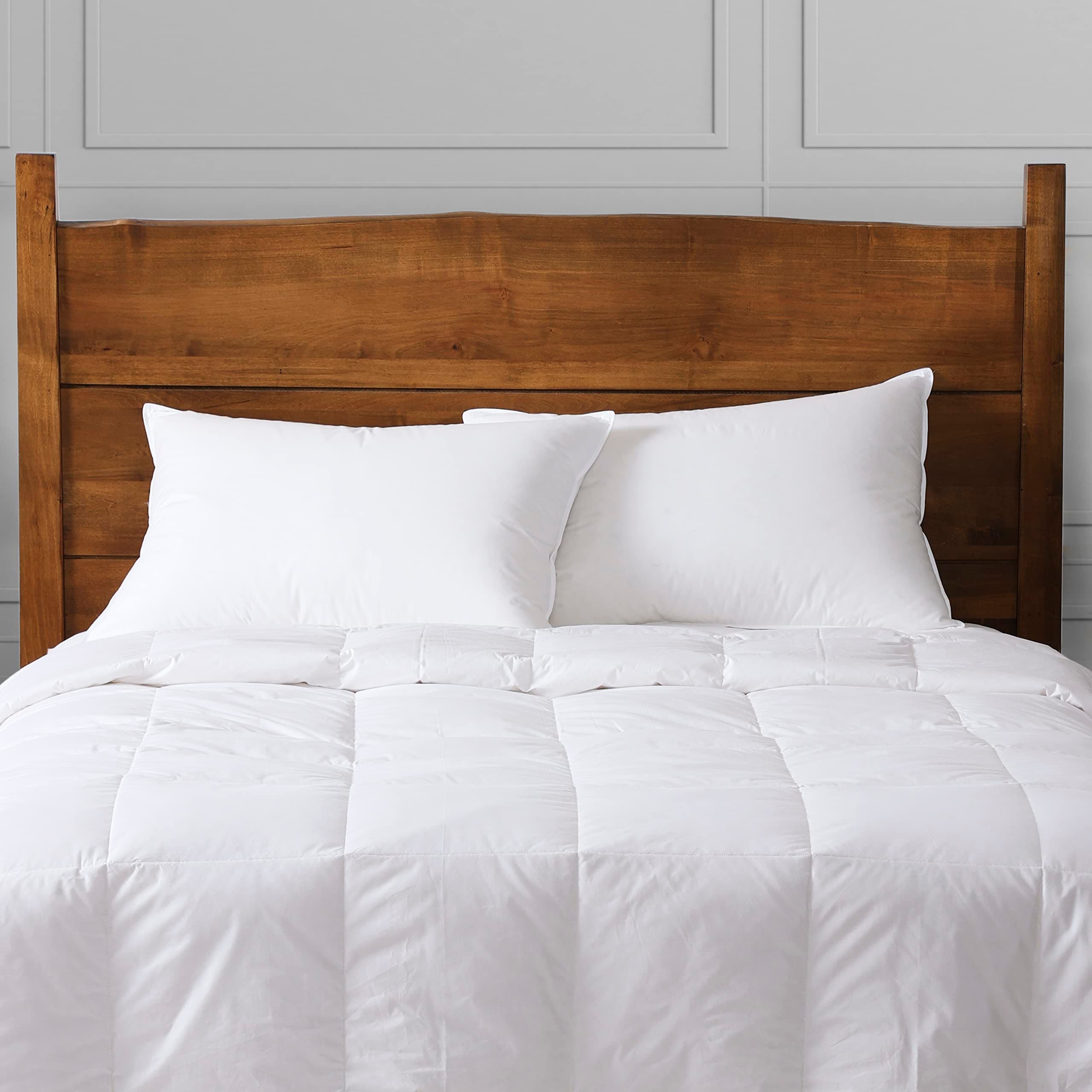 CuddledownDreamstead Winter Comforter | Duck Down | 700 Fill Power | 300 Thread Count 100% Cotton Shell | Percale| Duvet Insert | Hypoallergenic | King