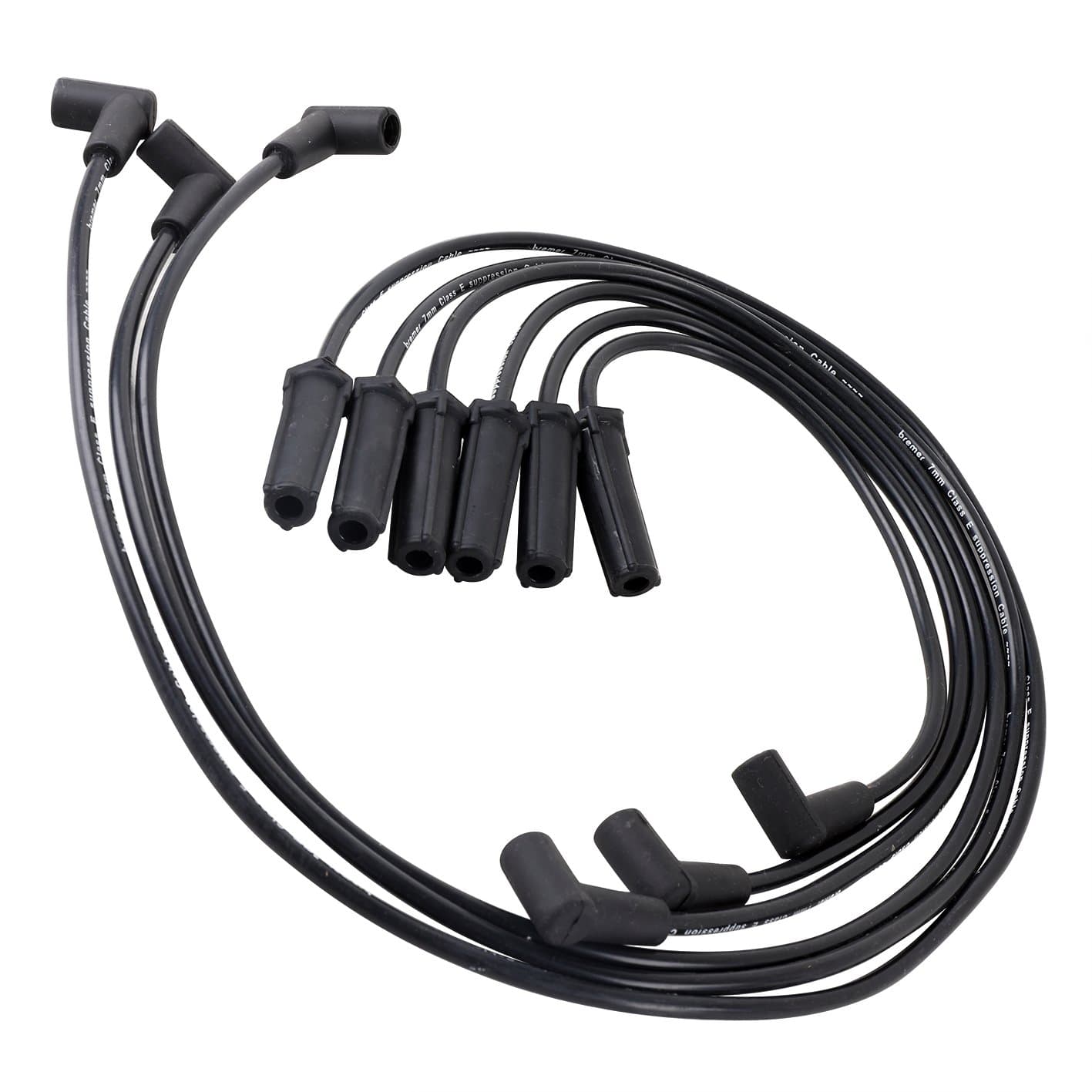 ST-6063 7mm Ignition Spark Plug Wire Set, Set of 6, for Buick 05-09 Allure/Lacrosse/ 07-08 Lucerne/ 99-04 Rrgal, for 01-05 Impala/ 02-05 Monte Carlo, 99-08 Pontiac Grand Prix