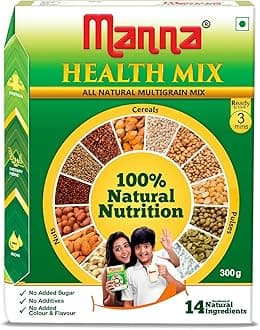 Manna Health Mix 250g, Sathu Maavu,14 Natural Ingredients | No Sugar | No Colour | No Flavour | 100% Natural Nutrition