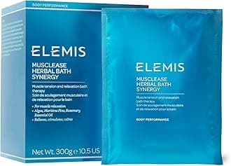 - ELEMIS Musclease Herbal Bath Synergy 10 Pack, Muscle Relief Therapy Soak To Ease Tension & Promote Recovery