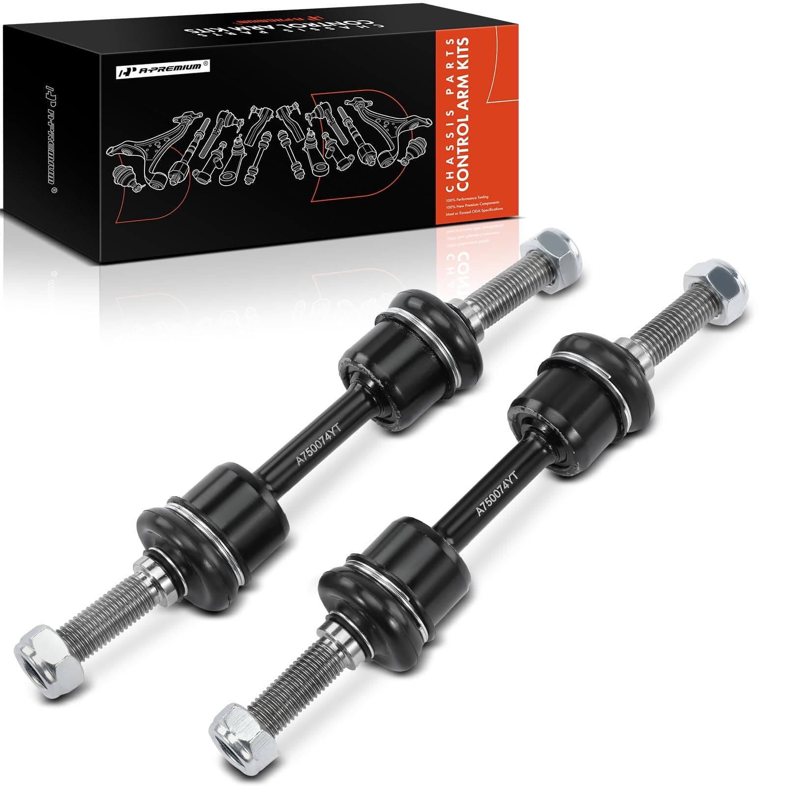 A-Premium 2 x Front Sway Bar Links Stabilizer Bar Links, Compatible with Ford F-150 2009-2020, Expedition 2007-2021, Lincoln Navigator 2007-2019